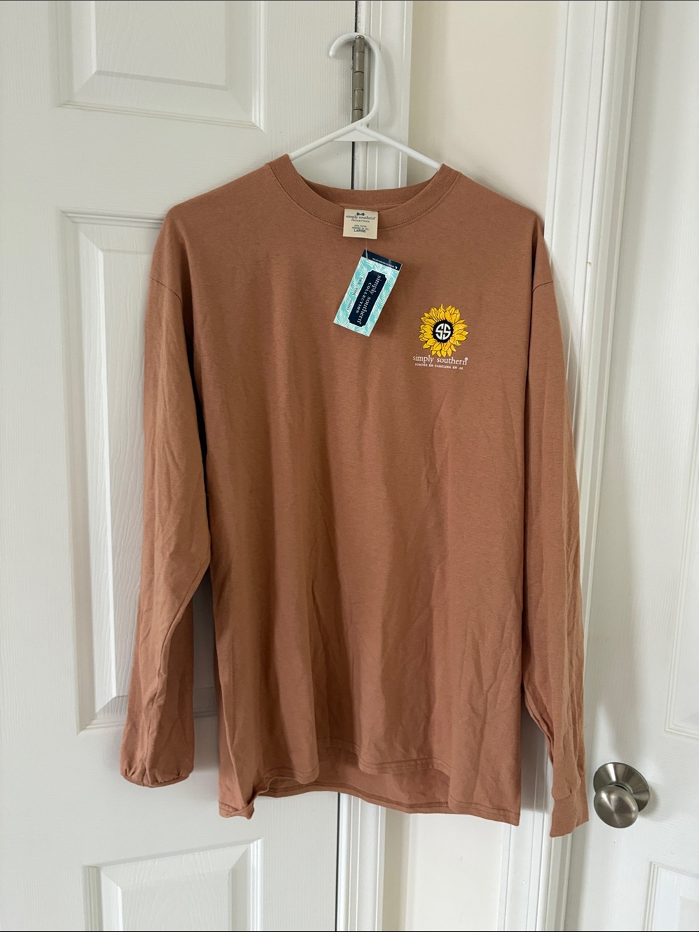 Simply Southern Sassy Cow Sunflower Top
